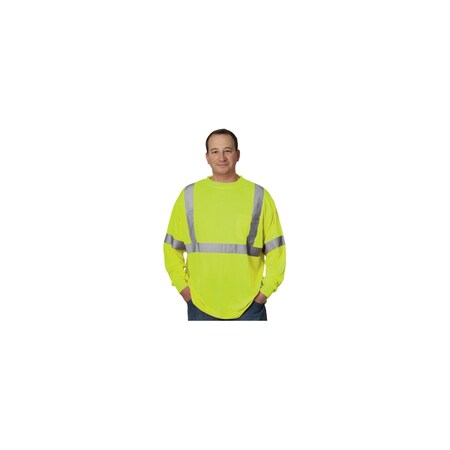 Pip CLASS 3 LONG SLEEVE T-SHIRTCREW NECK, CHEST POCKET LY, PK 50 313-1300-LY/M